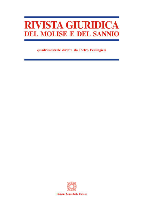 Rivista giuridica del Molise e del Sannio. Vol. 3