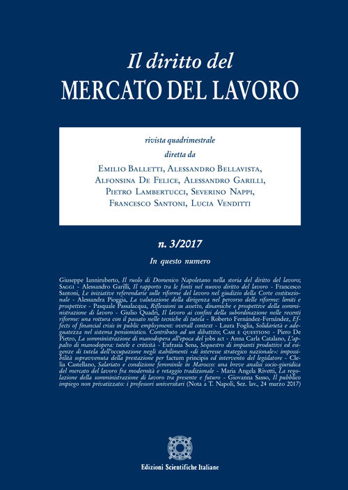 Il diritto del mercato del lavoro. Vol. 3