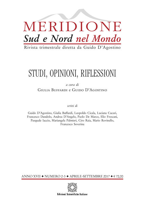 Meridione. Vol. 2-3: Studi, opinioni, riflessioni