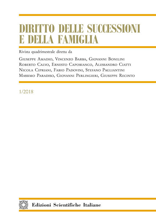 Diritto delle successioni e della famiglia. Vol. 1