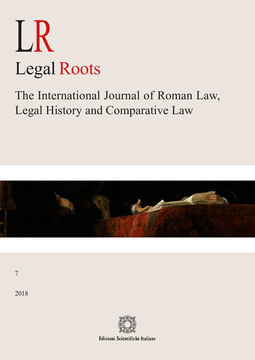 LR. Legal roots. The international journal of roman law, legal history and comparative law. Vol. 7