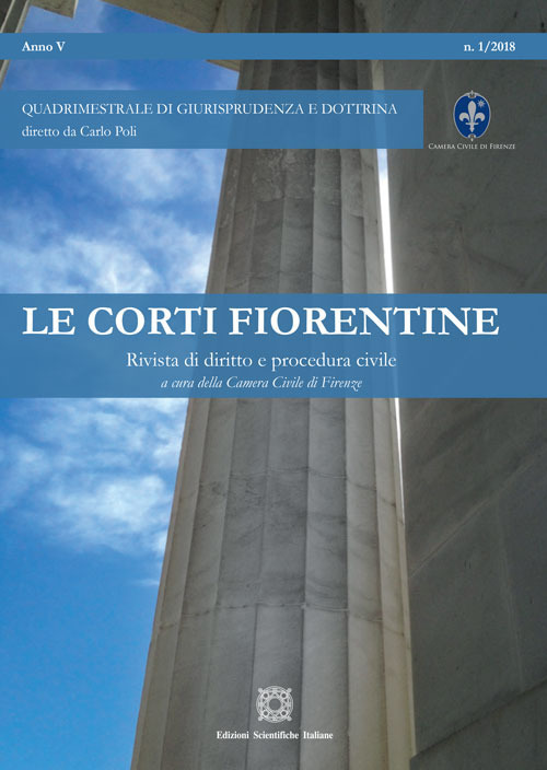 Le corti fiorentine. Rivista di diritto e procedura civile. Vol. 1