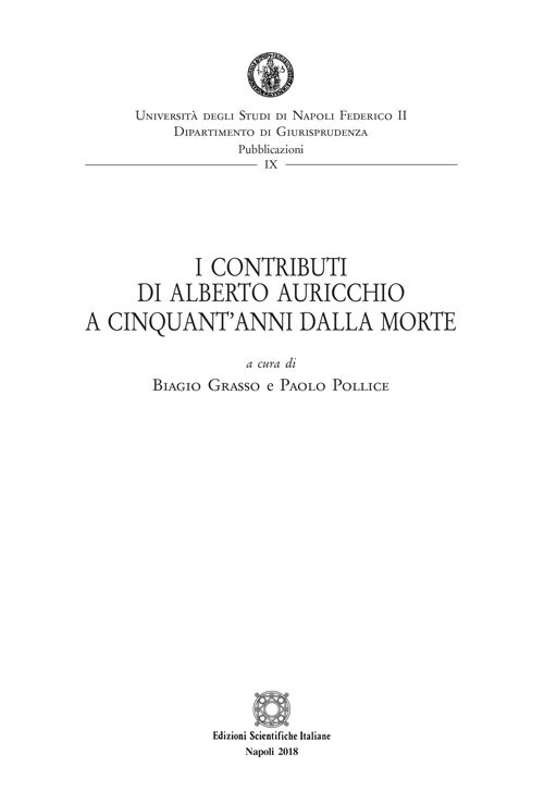 I contributi di Alberto Auricchio a cinquant'anni dalla morte