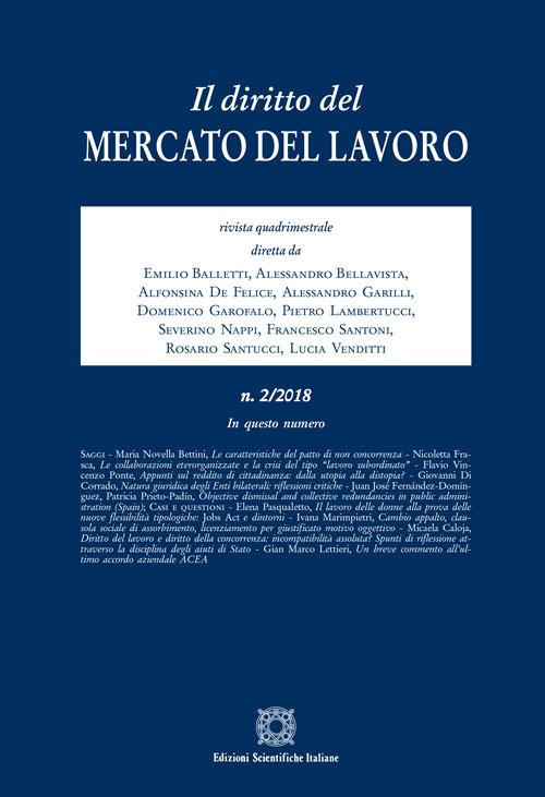 Il diritto del mercato del lavoro. Vol. 2