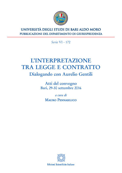 L'interpretazione tra legge e contratto
