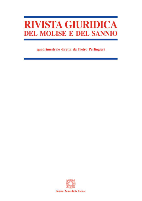 Rivista giuridica del Molise e del Sannio. Vol. 3