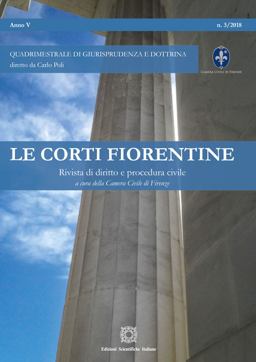 Le corti fiorentine. Rivista di diritto e procedura civile. Vol. 3