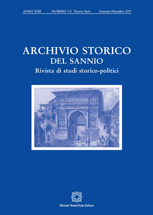 Archivio storico del Sannio. Rivista di studi storico-politici. Vol. 1-2