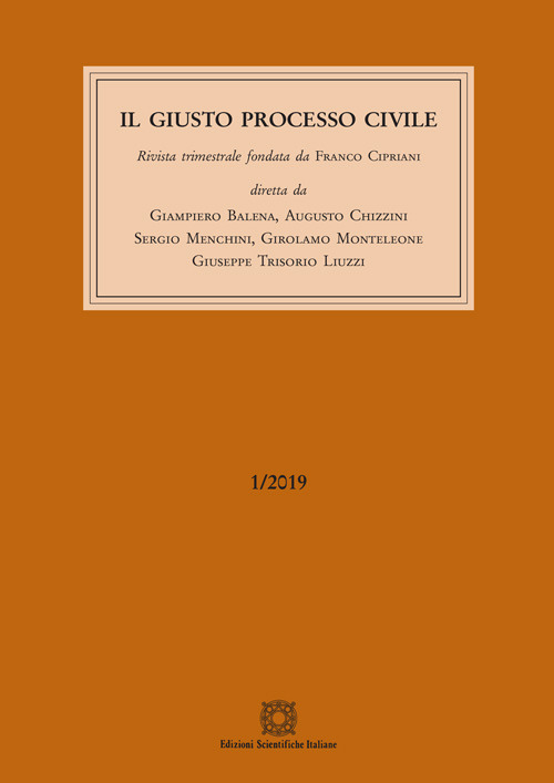 Il giusto processo civile. Vol. 1