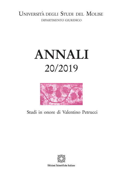 Annali del Dipartimento di scienze giuridico-sociali e dell'amministrazione. Vol. 20