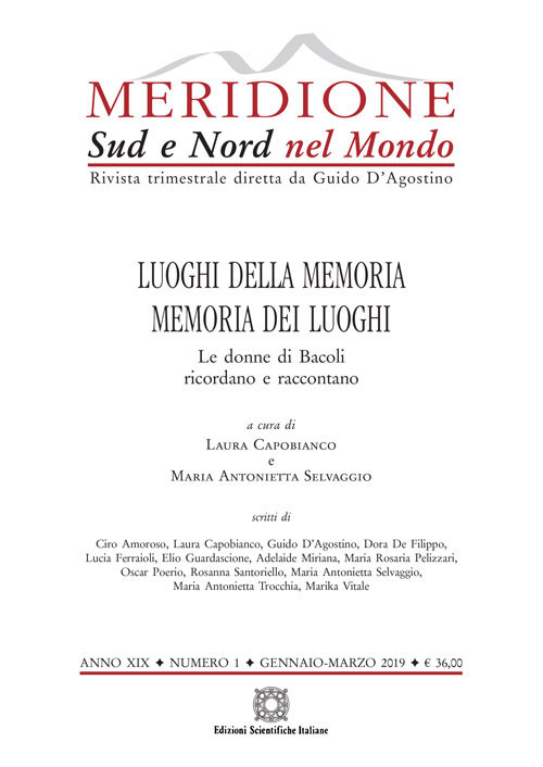 Meridione. Vol. 1: Luoghi della memoria. Memoria dei luoghi. Le donne di Bacoli ricordano e raccontano
