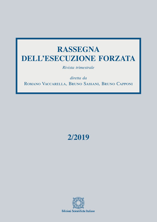 Rassegna dell'esecuzione forzata. Vol. 2
