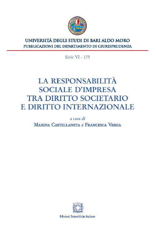 La responsabilità sociale d'impresa tra diritto societario e diritto internazionale