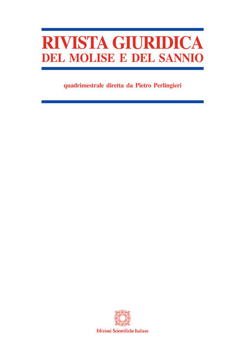 Rivista giuridica del Molise e del Sannio. Vol. 3