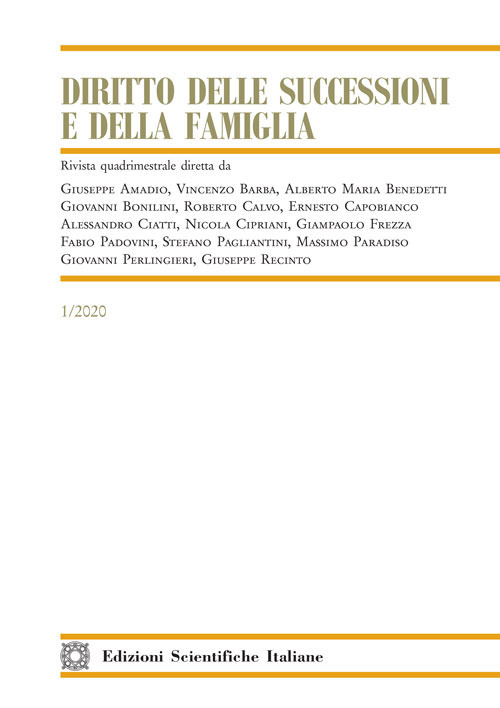 Diritto delle successioni e della famiglia. Vol. 1