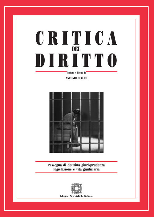 Critica del diritto. Rassegna di dottrina giurisprudenza legislazione e vita giudiziaria. Vol. 2