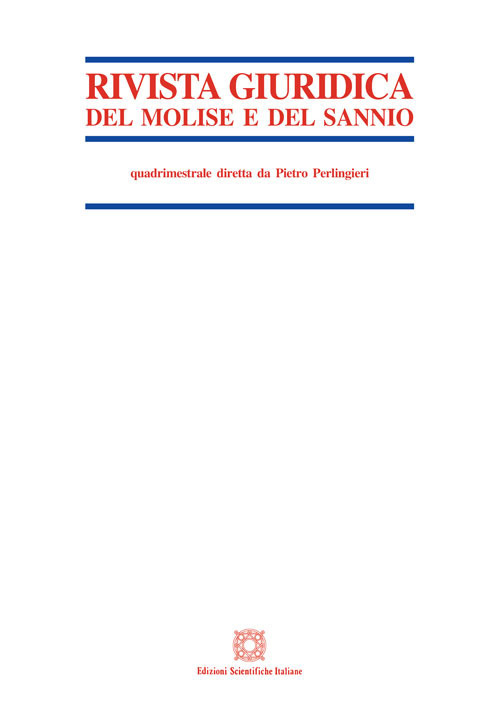 Rivista giuridica del Molise e del Sannio. Vol. 1