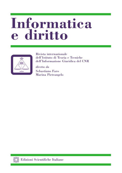 Informatica e diritto. Vol. 1-2