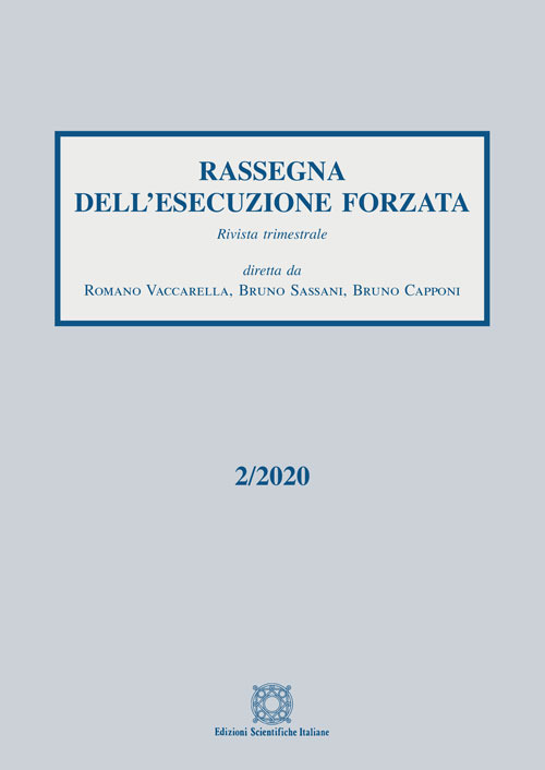 Rassegna dell'esecuzione forzata. Vol. 2