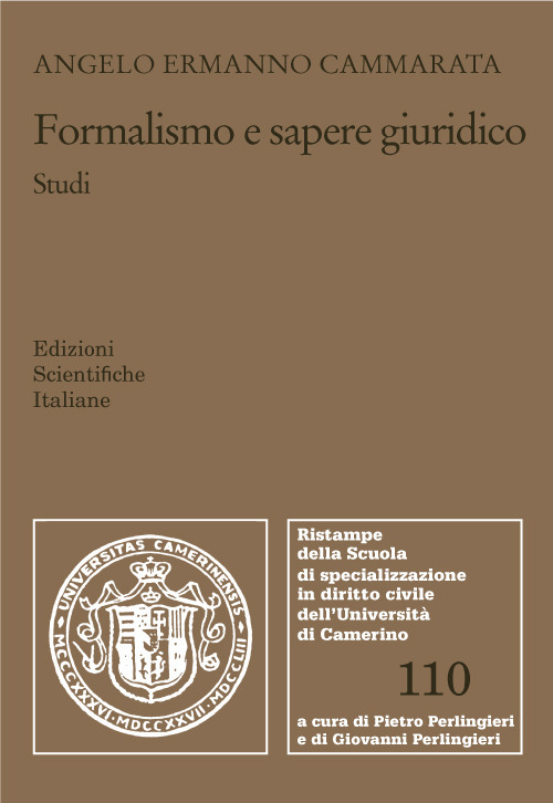Formalismo e sapere giuridico. Studi