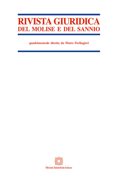 Rivista giuridica del Molise e del Sannio. Vol. 3