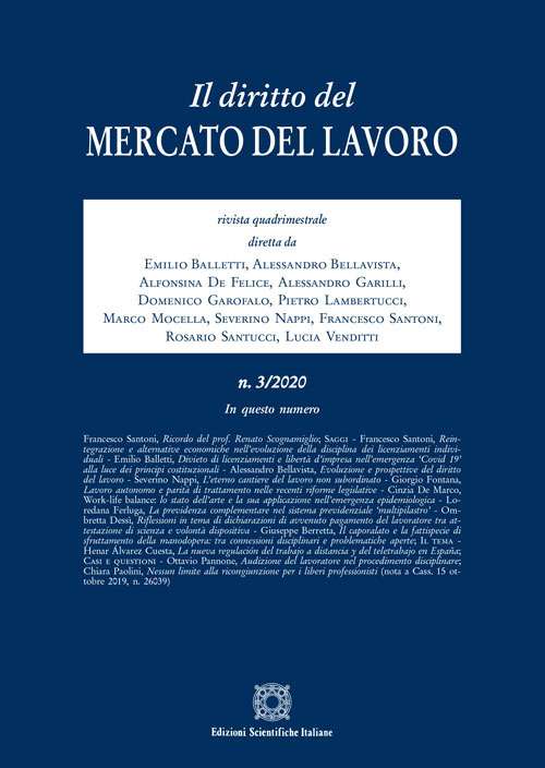 Il diritto del mercato del lavoro. Vol. 3