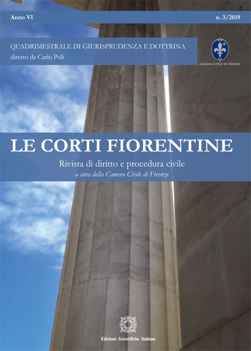 Le corti fiorentine. Rivista di diritto e procedura civile. Vol. 3