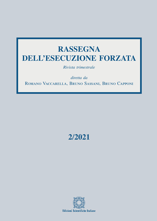 Rassegna dell'esecuzione forzata. Vol. 2