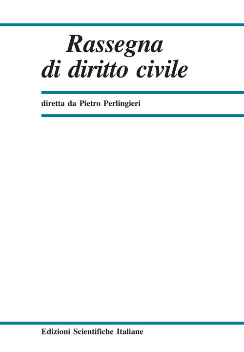 Rassegna di diritto civile. Vol. 1