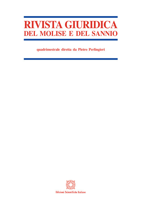 Rivista giuridica del Molise e del Sannio. Vol. 1
