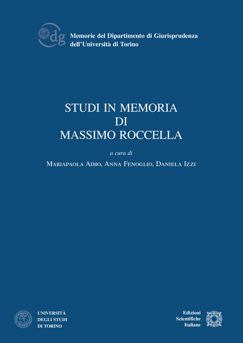 Studi in memoria di Massimo Roccella