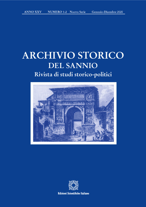 Archivio storico del Sannio. Rivista di studi storico-politici. Vol. 1-2