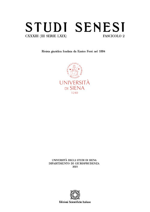 Studi senesi. Rivista giuridica. Vol. 2