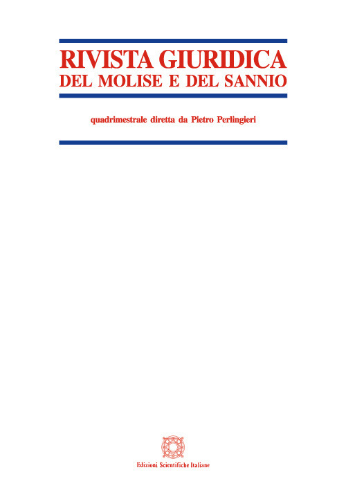 Rivista giuridica del Molise e del Sannio. Vol. 3