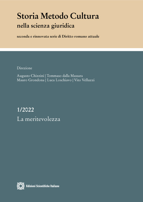 Storia metodo cultura nella scienza giuridica. Vol. 1
