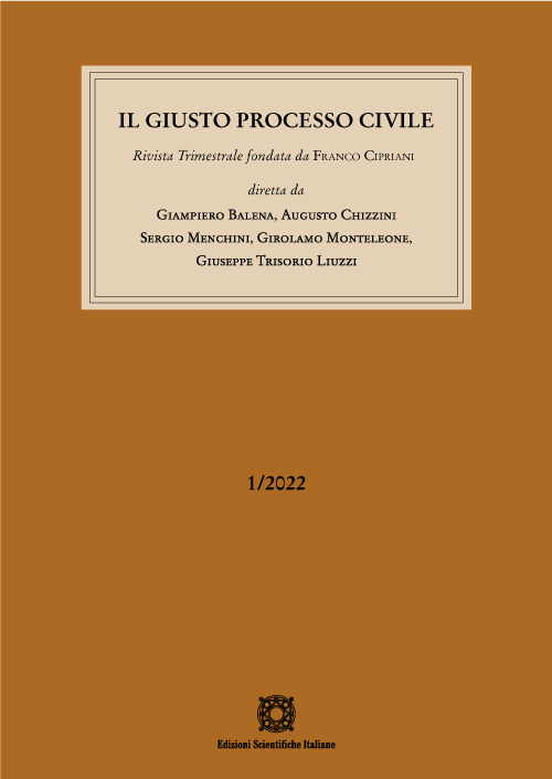 Il giusto processo civile. Vol. 1
