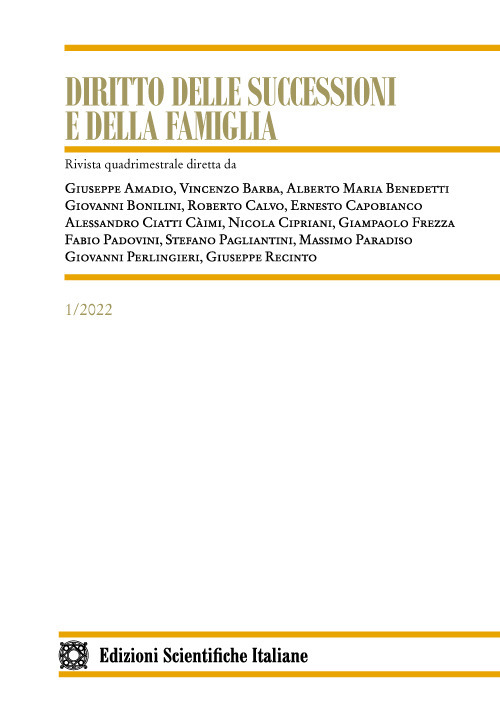Diritto delle successioni e della famiglia. Vol. 1
