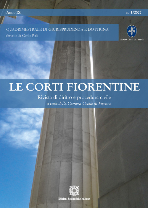 Le corti fiorentine. Rivista di diritto e procedura civile. Vol. 1