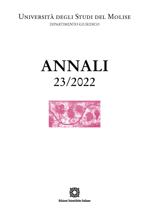 Annali del Dipartimento di scienze giuridico-sociali e dell'amministrazione. Vol. 23