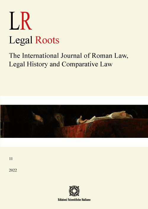 LR. Legal roots. The international journal of roman law, legal history and comparative law. Vol. 11