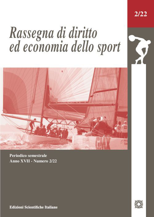 Rassegna di diritto ed economia dello sport. Vol. 2