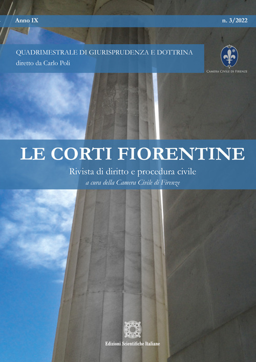 Le corti fiorentine. Rivista di diritto e procedura civile. Vol. 3