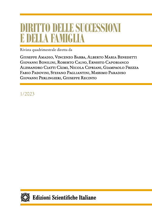 Diritto delle successioni e della famiglia. Vol. 1