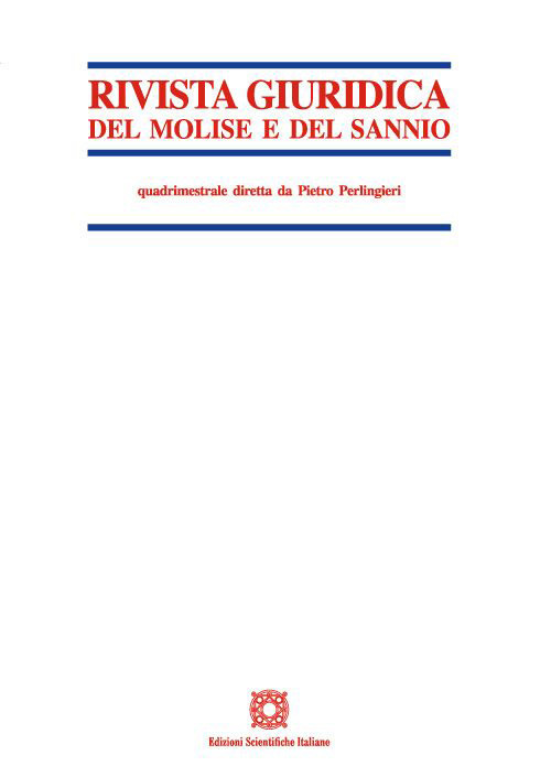 Rivista giuridica del Molise e del Sannio. Vol. 3