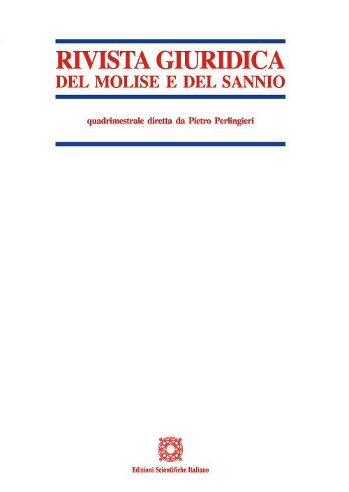 Rivista giuridica del Molise e del Sannio. Vol. 1