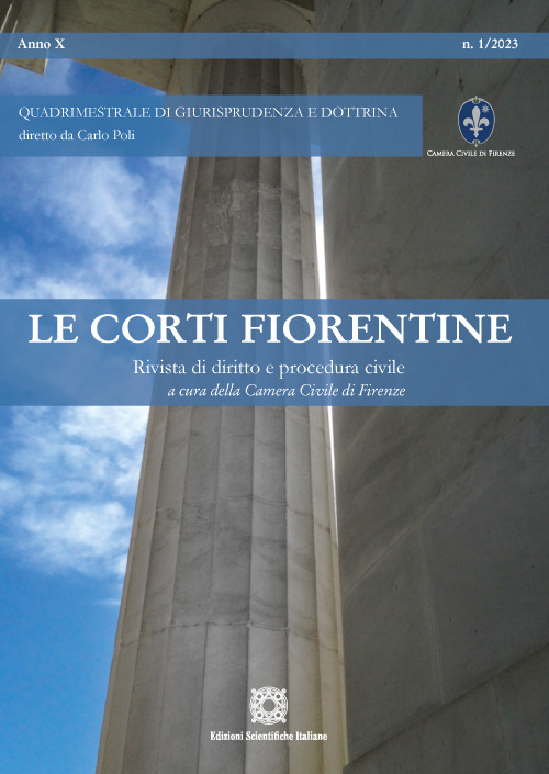 Le corti fiorentine. Rivista di diritto e procedura civile. Vol. 1
