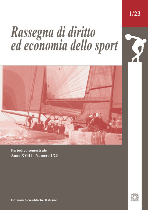 Rassegna di diritto ed economia dello sport. Vol. 1