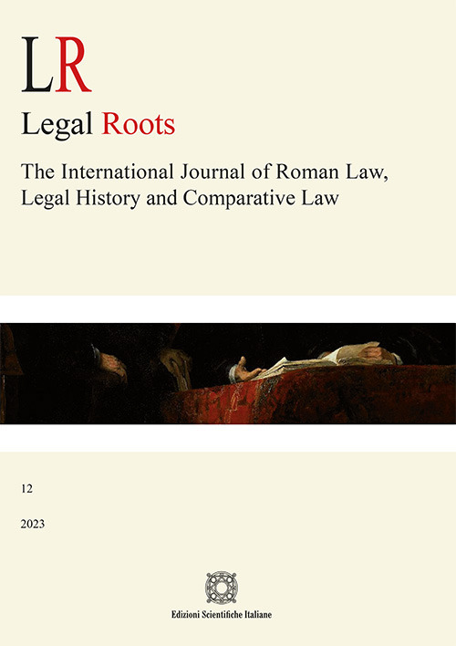 LR. Legal roots. The international journal of roman law, legal history and comparative law. Vol. 12