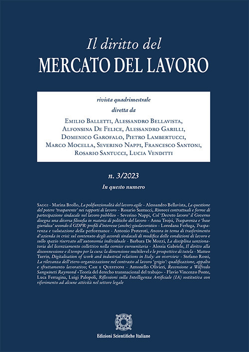 Il diritto del mercato del lavoro. Vol. 3