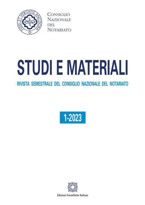 Studi e materiali. Vol. 1